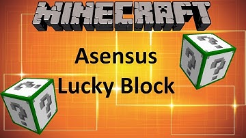 ASENSUS LUCKY BLOCK - MINECRAFT 1.8.9 (MOD SHOWCASE)