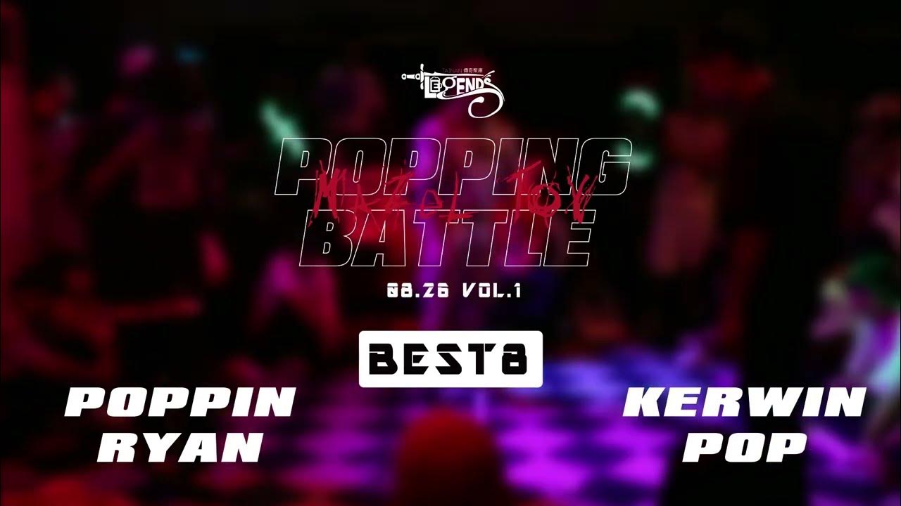 Mazel tov popping battle vol 1 best8 popping ryan vs youtube