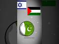 countries that support Israel vs Palestine (part 4)#bangladesh #countryballs #viralvideo #shorts