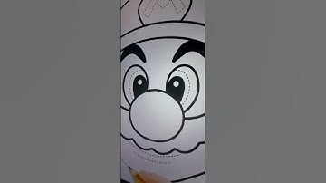 Mario Drawing #drawingforkids #easydrawings #drawing #printable #startdrawing #art #howtodraw #mario