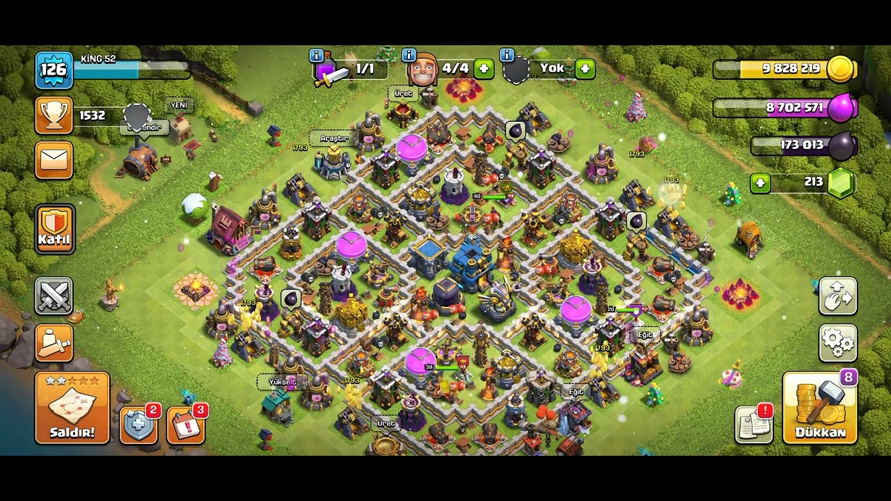 126 seviye coc hesapcomtr