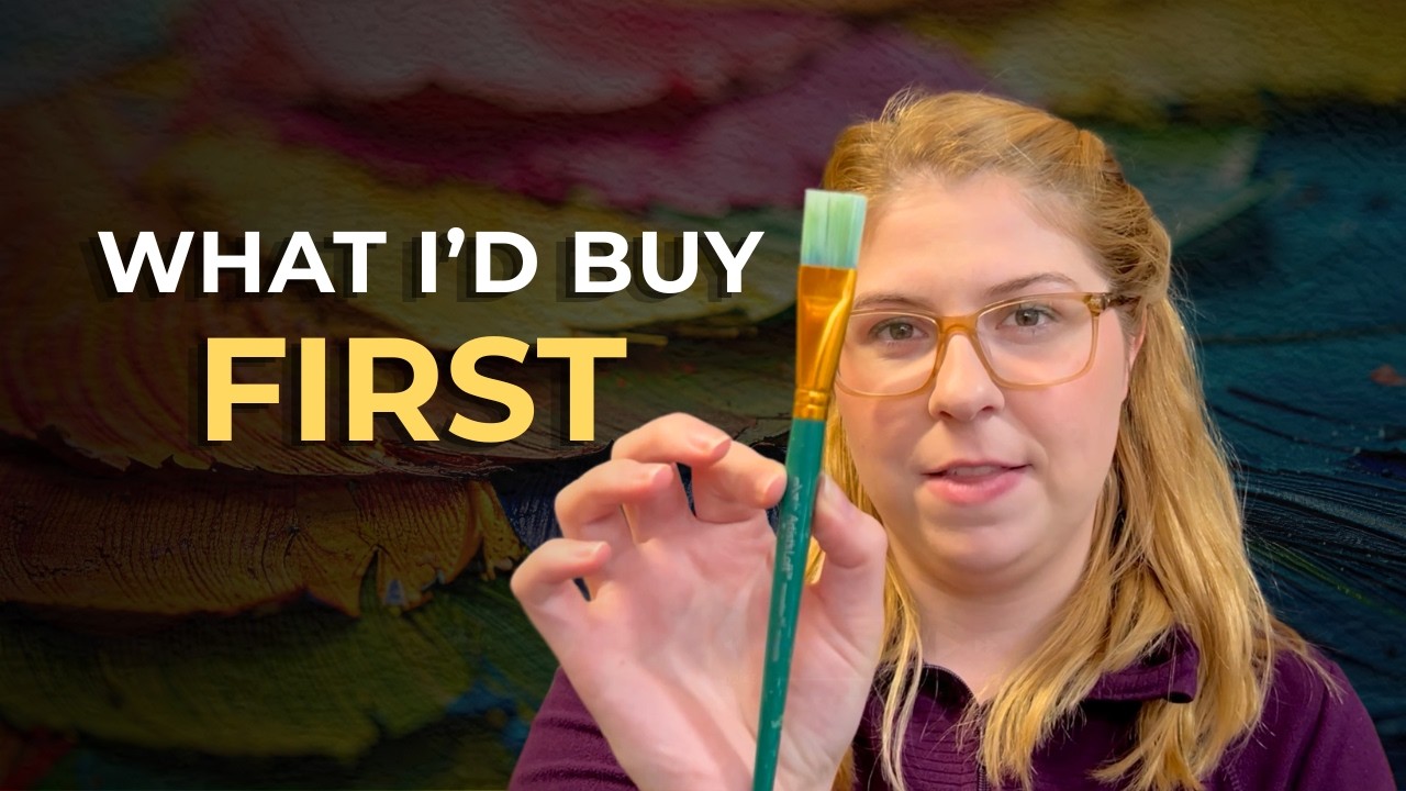 If I Started Acrylic Painting Again, I’d Buy These First - YouTube