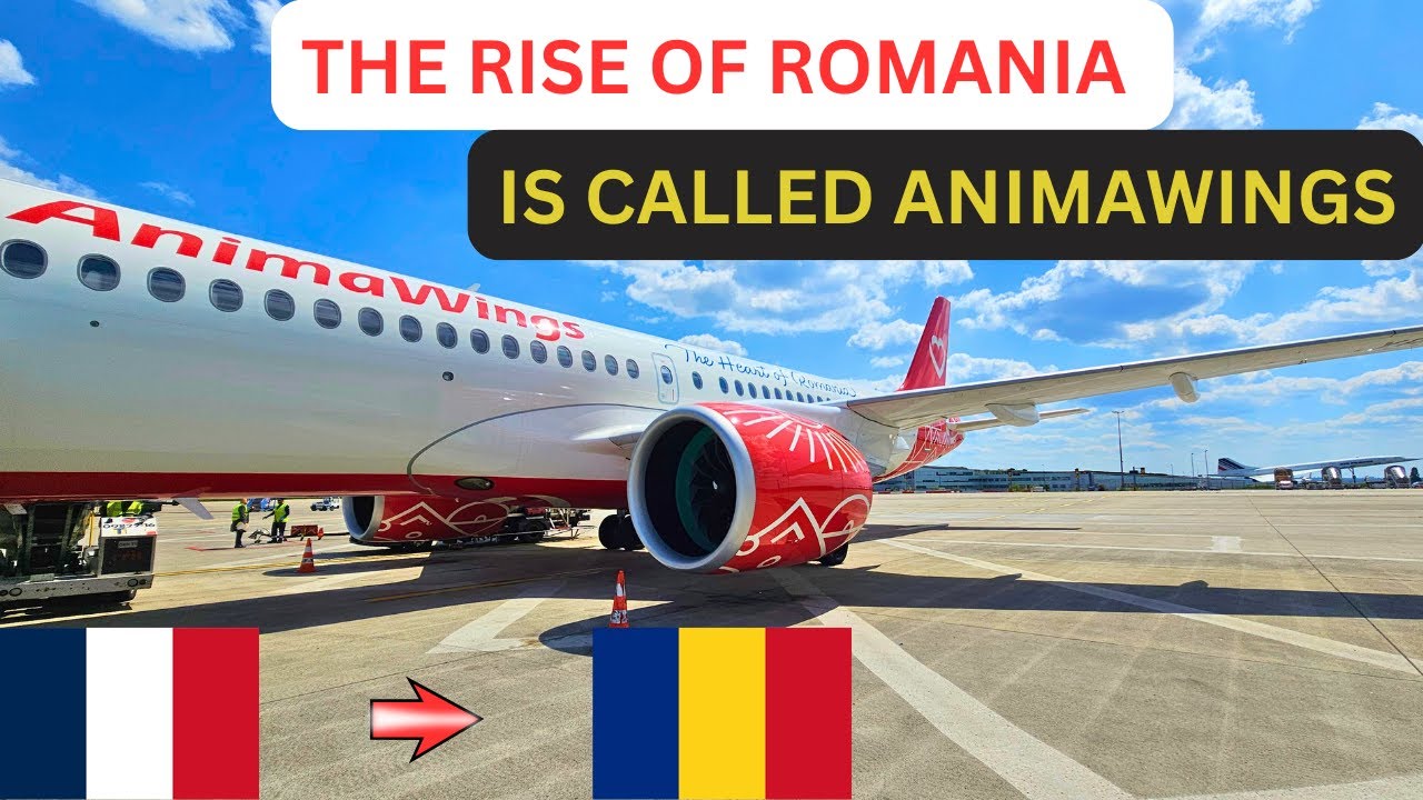 FLYING ON ANIMAWINGS BRAND NEW AIRBUS A220-300 | ECONOMY CLASS | PARIS TO BUCHAREST | FLIGHT REVIEW.