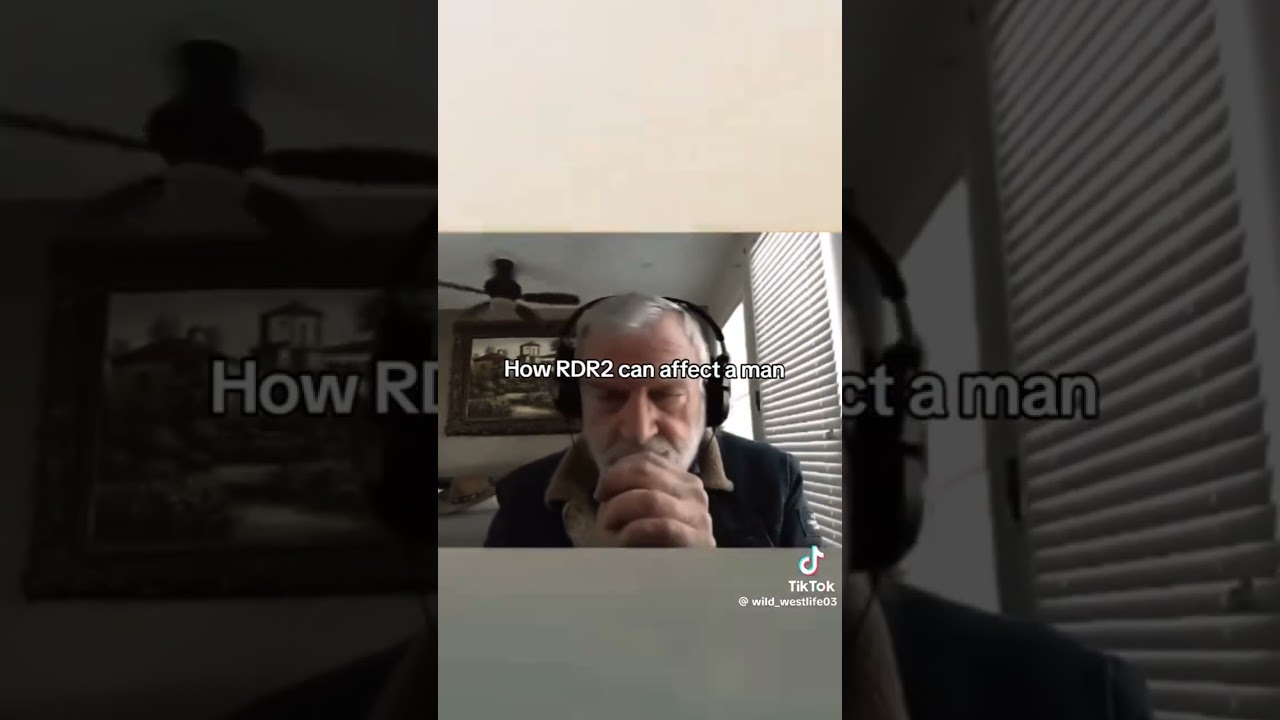 How RDR2 can affect a man 😭 