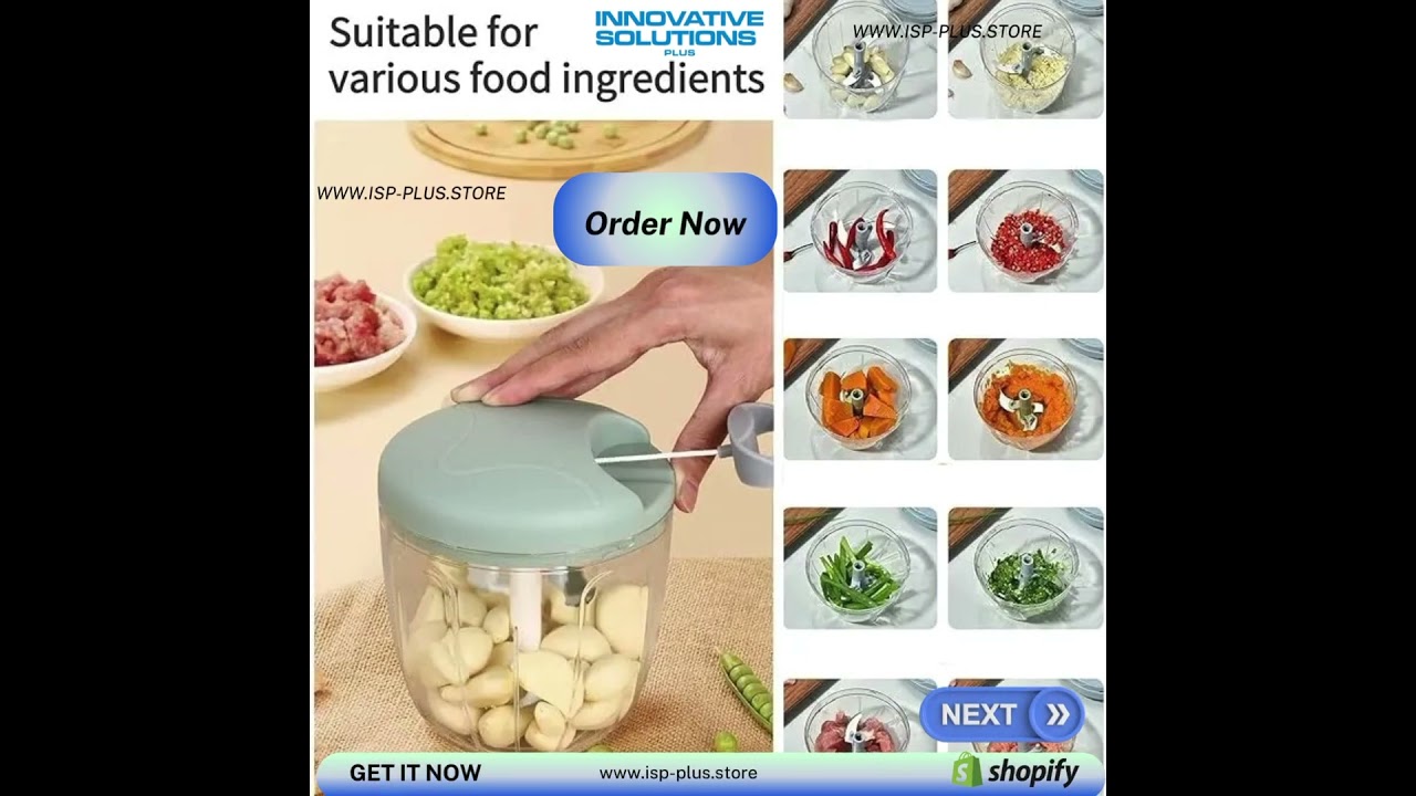 Upgrade Your Cooking Experience with Our Innovative Manual Food Chopper! 
