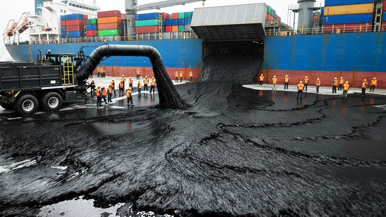 This Is Why Cargo Ships Drink Asphalt Instead of Diesel