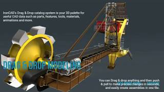 IronCAD’s Drag & Drop Catalog System
