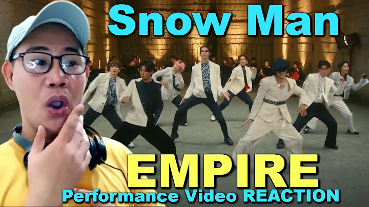 Snow Man 'EMPIRE' Performance Video REACTION