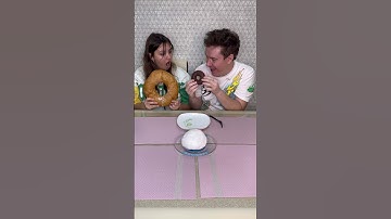 Thumbnail of Choose your donut challenge 😂 Was the chocolate donut easy to eat? 🙄 #shorts Best video by Hmelkofm