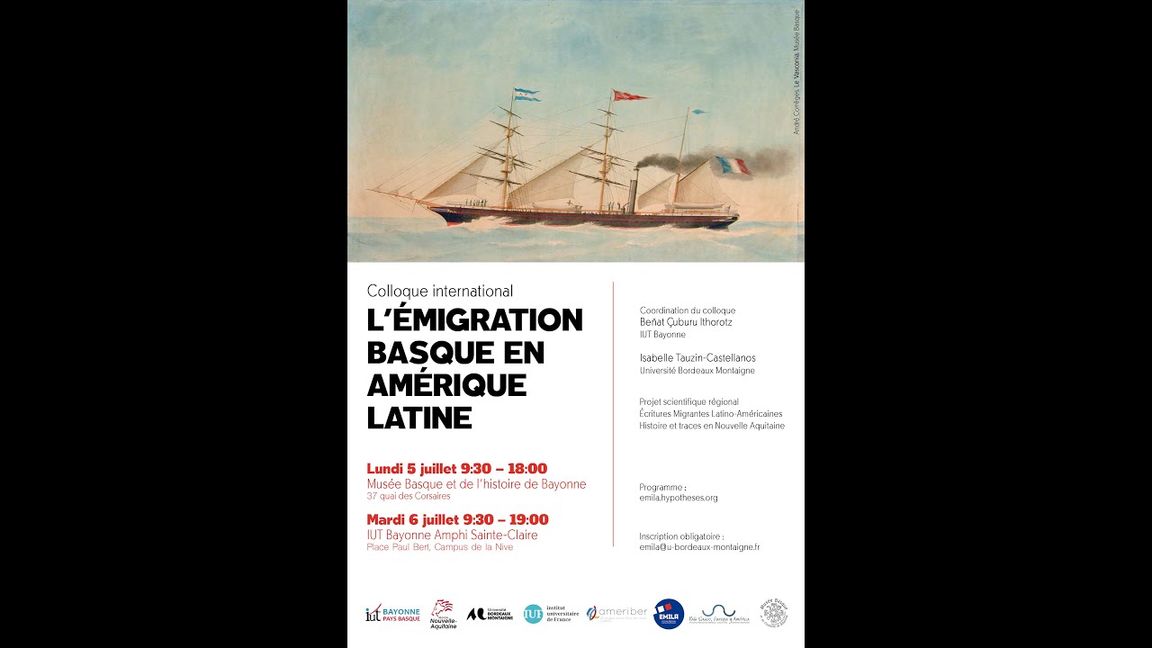 Colloque Emigration basque en Amérique latine - Projet EMILA Video par ...
