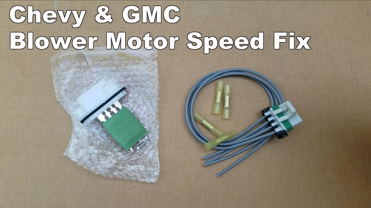 How to Replace Blower Motor Resistor and Harness Chevy Colorado & GMC