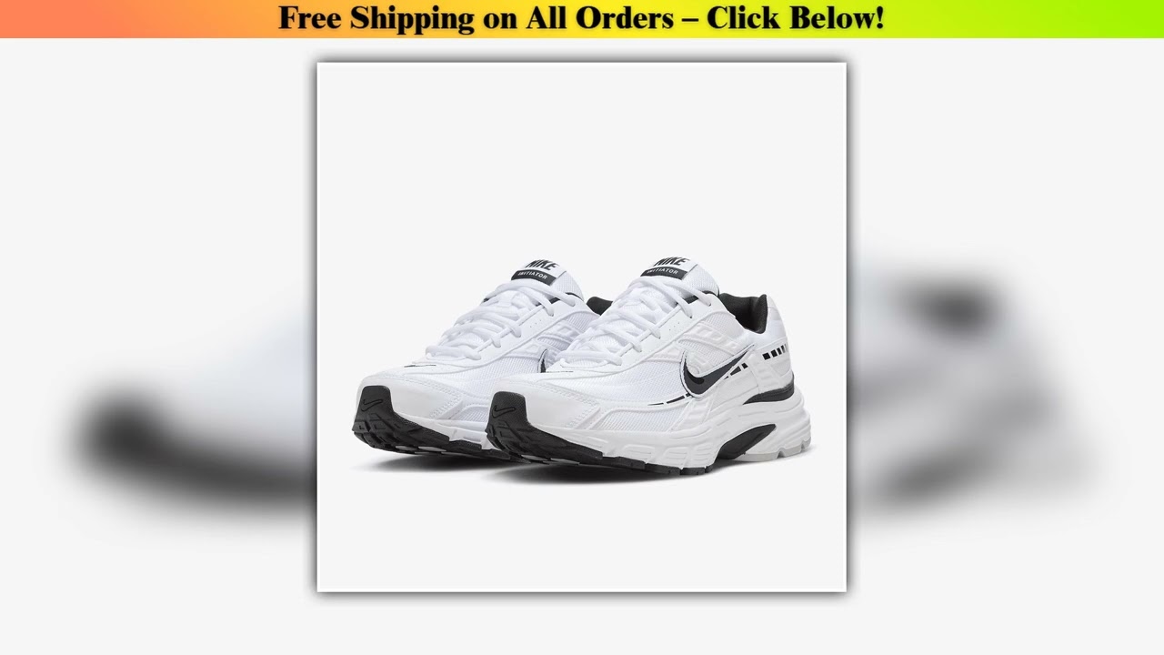 Nike official authentic Initiator men's sports cushioning breathable running shoes 394055-100