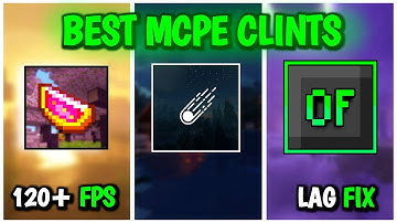 TOP 5 Best PvP *CLINTS* for MCPE 1.21🔥(FPS BOOST) #minecraft