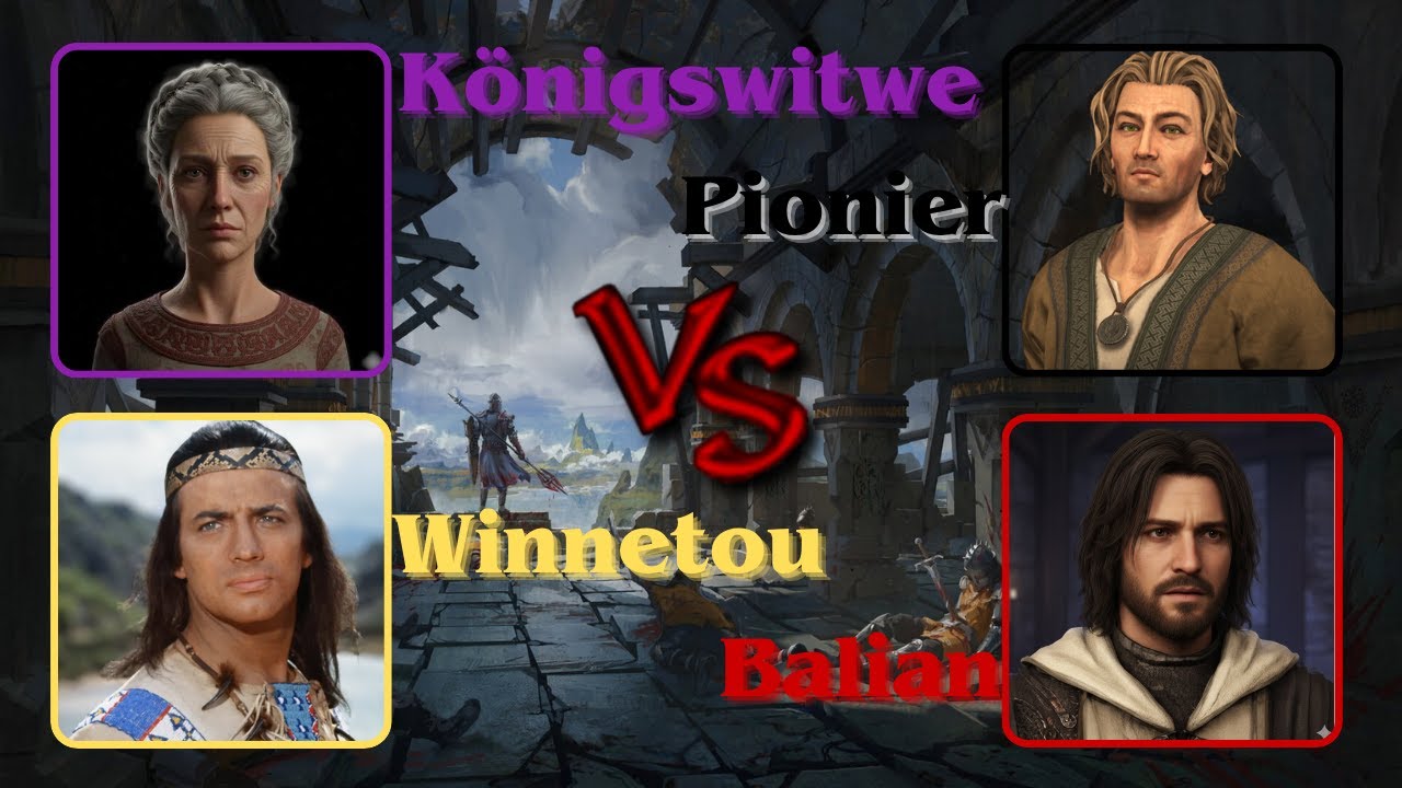 Ascension KI-Turnier | Runde 4 | Königswitwe vs Pionier vs Winnetou vs Balian | Stronghold Crusader