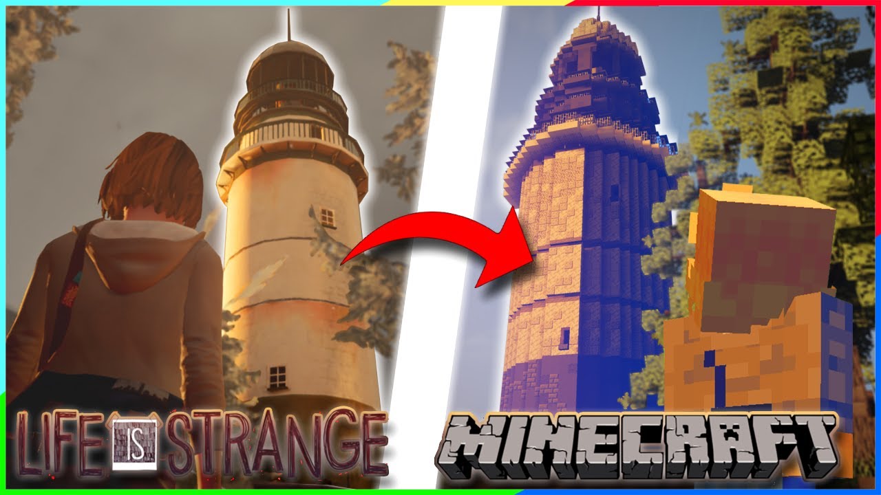 Voxel Builds: Arcadia Bay Lighthouse from Life is Strange in Minecraft