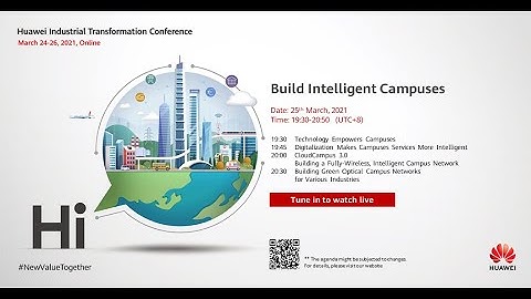 Build Intelligent Campuses
