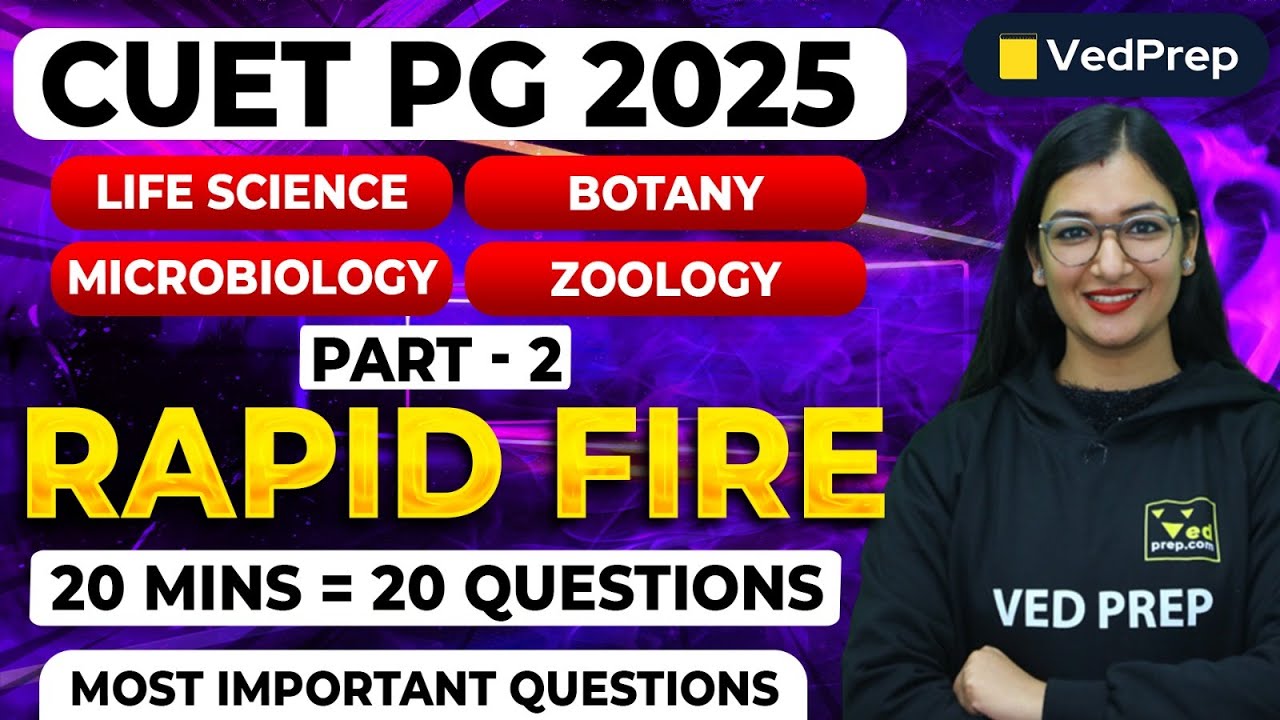 CUET PG 2025 Life Science | Botany | Microbiology | Zoology | Most ...