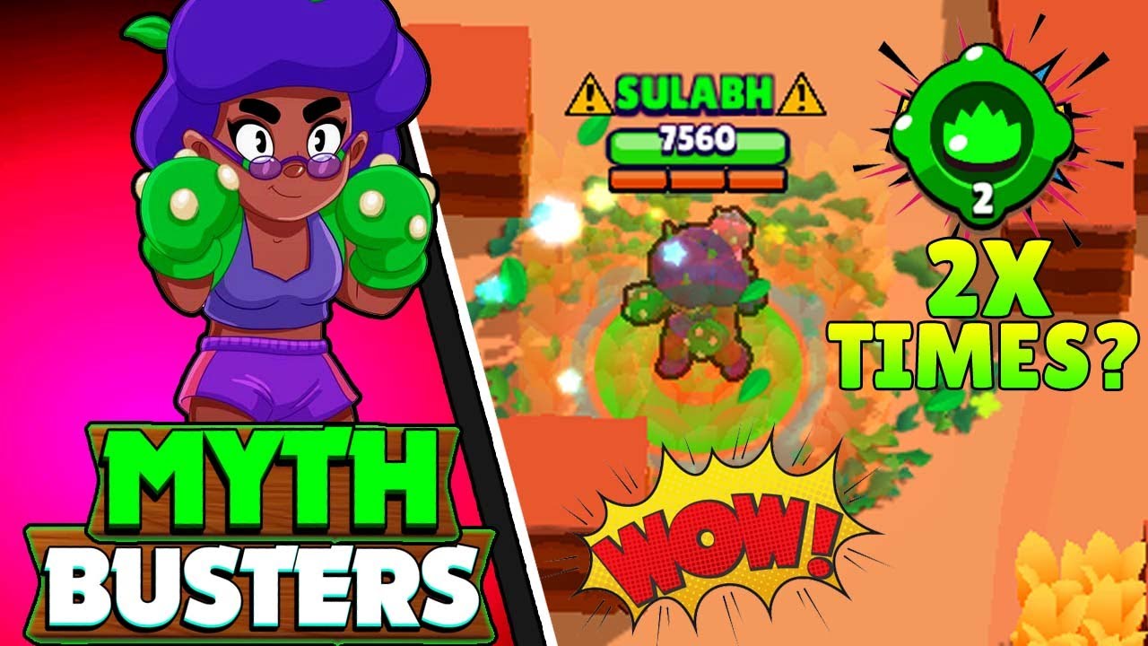 Download Using Rosa's Gadget 2 Times At Same Place | BRAWL STARS MYTHBUSTERS EP 9 2020