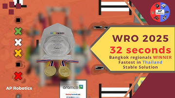 WRO 2025 Junior 32 Seconds - Bangkok Regionals CHAMPION | AP Robotics
