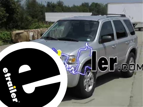 etrailer | Trailer Wiring Harness Installation- 2006 Ford Escape Hybrid