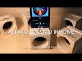DIY Altavoz Pasivo Iphone-smartphone de madera/ Wooden iphone - smartphone pasive speaker