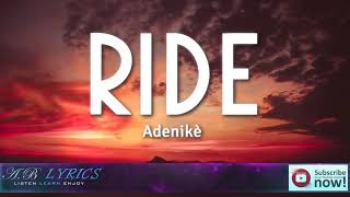 Adenikè   Ride So Fun Mi   Afrobeats 2020 Lyrics 🎵