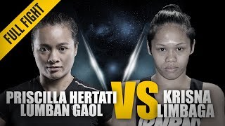 ONE: Full Fight | Priscilla Hertati Lumban Gaol vs. Krisna Limbaga | A Stunning Submission