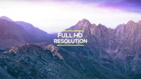 Cinematic Parallax Slideshow (After effect Template)