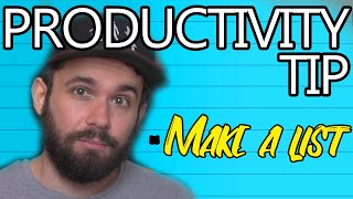 Best Overall Productivity Tip