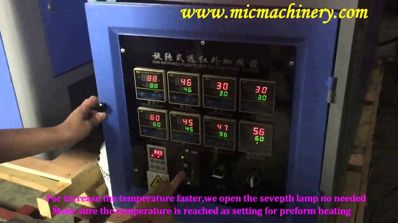 MIC Semi-automatic blowing machine operate