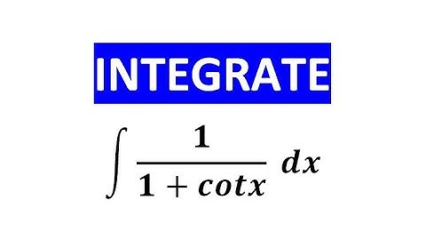 INDEFINITE INTEGRATION(CALCULUS) EXERCISE 7.2 CLASS 12 NCERT QUESTION 32 SOLUTION