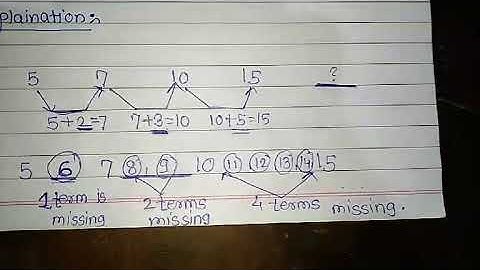 std-5th l Scholarship Exam | Sub:- Intelligence Test| 3. Series | 3.1- Numbers |Part-3.