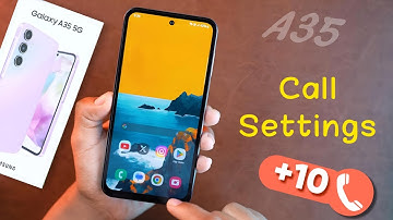 How to Enable Samsung A35 Hidden Call Settings | Samsung Galaxy A35 Smart Call Features