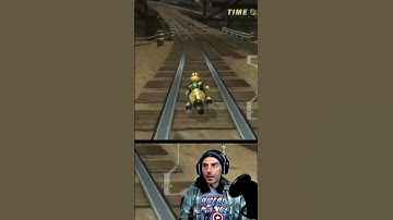 Perfectly Times Lightning Bolt (or was it?) #mariokart #mariokartwii #nintendo #nintendowii