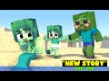 Monster School || Cute Baby Zombie and Bad Mermaid (EPISODE 1) - Minecraft Animation