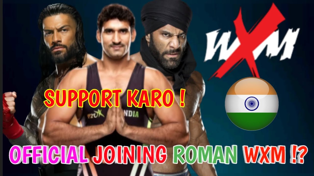 Roman Reigns official joining WXM company !? #wxm #hindi #wrestling # ...