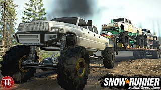 NEW Mega Trucks hit the MUD PARK!! SnowRunner Mudding RP