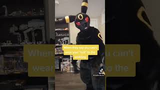 So much for Dressing to impress #furry #furryfandom #umbreon #pokemon #fursuit So much for Dressing to impress #furry #furryfandom #umbreon #pokemon #fursuit