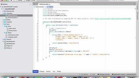 C# Hello ASP.NET Part 6: Static Views