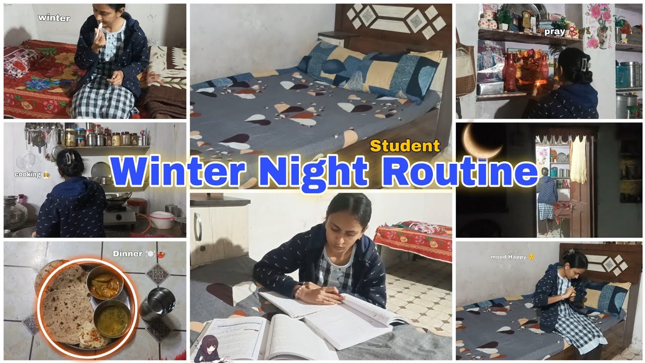 ❄️ Winter Night Routine for Students🌙 📚 | Study, Focus & Self-Discipline