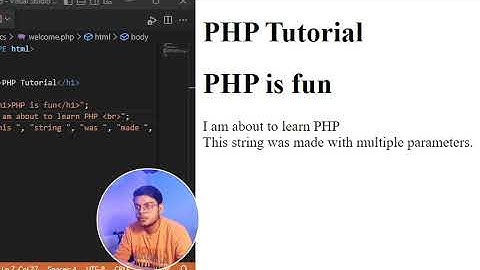 PHP tutorial: Output (echo vs print) in php | Lesson #3