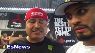 Boxing Champ Abner Mares Esjoys Sparring Jose Aldo EsNews Boxing