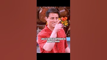 Joey is going to participate in filming a movie#friends #funny #shorts