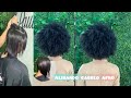 Alisando cabelo afro