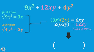 Identifying and Factoring Perfect Square Trinomials
