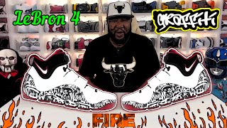 Nike LeBron 4 Graffiti Retro 2023