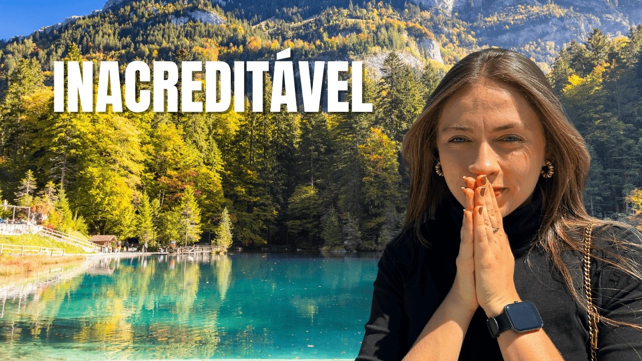 ESSA É A PAISAGEM MAIS BONITA DA SUÍÇA (Blausee e Oeschinen)