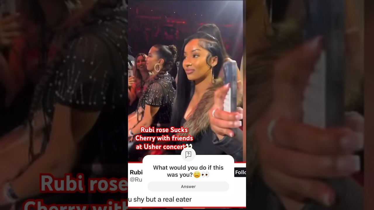 Rubi rose getting freaky at usher concert👀🔥 