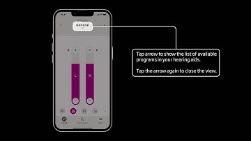 How to change program in Oticon Companion app
