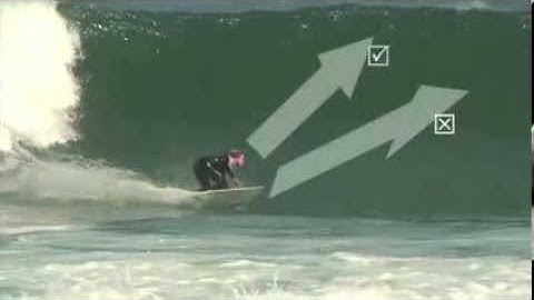 Bottom Turn (goofy foot). From 110% Surfing Techniques Volume 2.